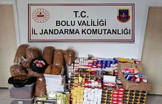 Bolu'da kaçak tütün operasyonu