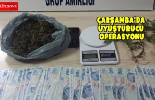 Çarşamba'da uyuşturucu operasyonu