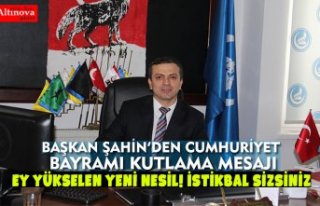 CUMHURİYET BAYRAMI KUTLAMA MESAJI