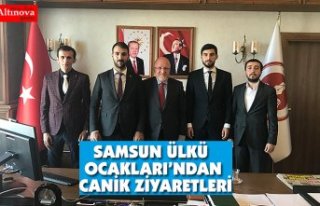 SAMSUN ÜLKÜ OCAKLARI’NDAN CANİK ZİYARETLERİ