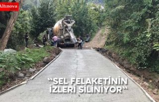 "Sel felaketinin izleri siliniyor"