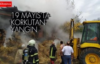 19 MAYIS'TA KORKUTAN YANGIN