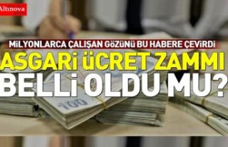 2020 Asgari ücrete yapılacak zam belli oldu!