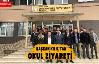 Başkan Kılıç’tan okul ziyareti