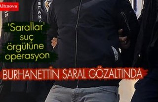 'Sarallar' suç örgütüne operasyon