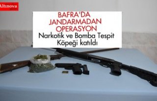 BAFRA'DA JANDARMADAN OPERASYON