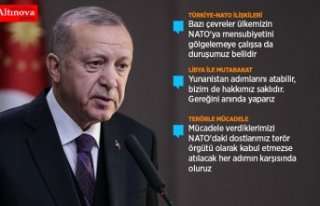 Cumhurbaşkanı Erdoğan: NATO'nun kendini güncellemesi...