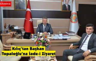 Kılıç’tan Başkan Topaloğlu’na İade-i Ziyaret