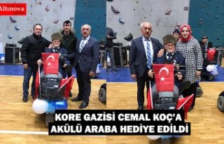 KORE GAZİSİ CEMAL KOÇ’A AKÜLÜ ARABA HEDİYE...