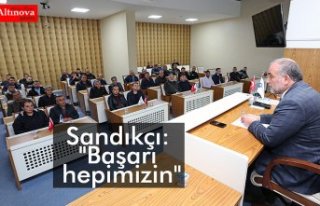 Sandıkçı: "Başarı hepimizin"