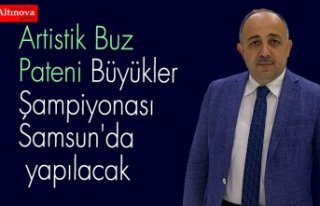 Artistik Buz Pateni Büyükler Şampiyonası Samsun'da...