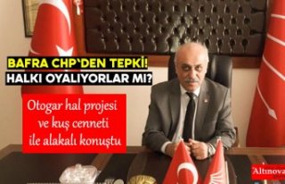 Bafra CHP'den tepki! HALKI OYALIYORLAR MI?