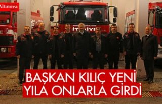 BAŞKAN KILIÇ YENİ YILA ONLARLA GİRDİ