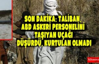 Son Dakika: Taliban, ABD askeri personelini taşıyan...