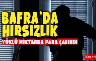 YÜKLÜ MİKTARDA PARA ÇALINDI