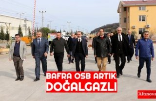 BAFRA OSB ARTIK DOĞALGAZLI