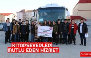 KİTAPSEVERLERİ MUTLU EDEN HİZMET