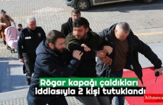 Rögar kapağı çaldıkları iddiasıyla 2 kişi...