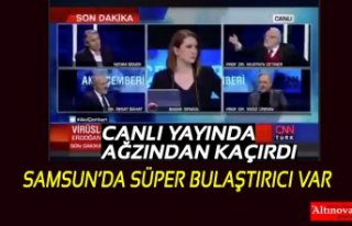 CANLI YAYINDA AĞZINDAN KAÇIRDI SAMSUN’DA SÜPER...