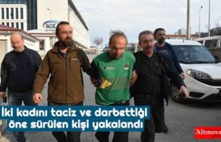 İki kadını taciz ve darbettiği öne sürülen...