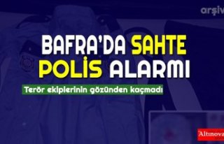 Sahte polis gerçek polise yakalandı