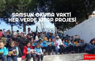 SAMSUN OKUMA VAKTİ HER YERDE KİTAP PROJESİ