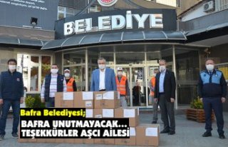 BAFRA UNUTMAYACAK… TEŞEKKÜRLER AŞCI AİLESİ