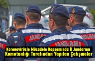 Koronavirüsle Mücadele Kapsamında İl Jandarma...