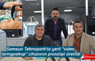 Samsun Teknopark'ta yerli "video laringoskop"...