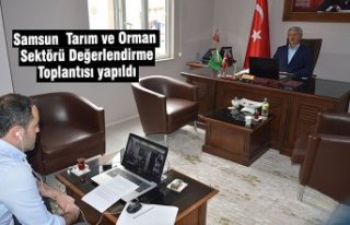 Samsun Tarım ve Orman Sektörü Değerlendirme Toplantısı...