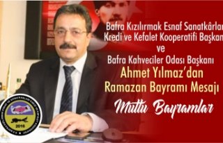 AHMET YILMAZ “BAYRAMINIZ MÜBAREK OLSUN”