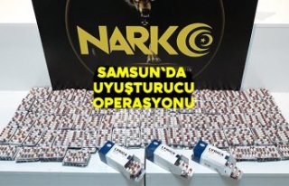 Samsun'da uyuşturucu operasyonu