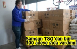 Samsun TSO’dan bin 300 aileye gıda yardımı