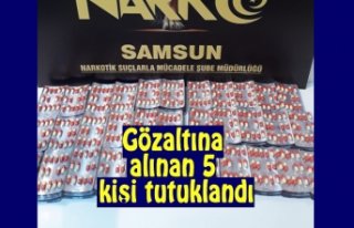 Gözaltına alınan 5 kişi tutuklandı