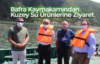 Bafra Kaymakamından Kuzey Su Ürünlerine Ziyaret