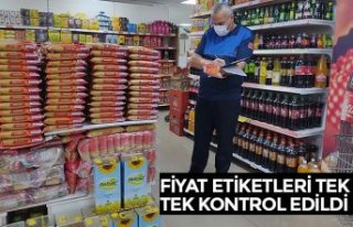 FİYAT ETİKETLERİ TEK TEK KONTROL EDİLDİ