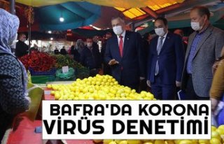 BAFRA'DA KORONA VİRÜS DENETİMİ