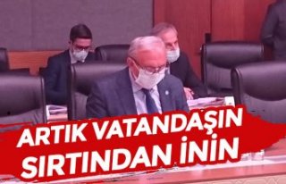 ARTIK VATANDAŞIN SIRTINDAN İNİN