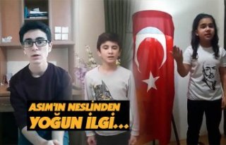 ASIM'IN NESLİNDEN YOĞUN İLGİ…