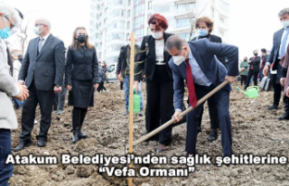 Atakum Belediyesi’nden sağlık şehitlerine “Vefa...