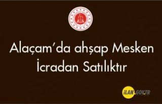 Ahşap mesken icradan satılıktır