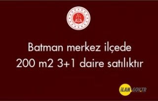 Batman merkez ilçede 200 m2 3+1 daire icradan satılıktır