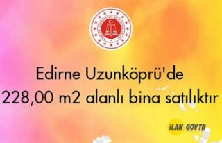 Edirne Uzunköprü'de 228,00 m² alanlı bina...