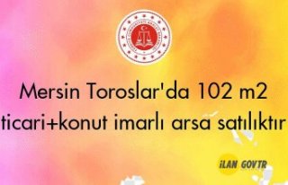 Mersin Toroslar'da 102 m² ticari+konut imarlı...