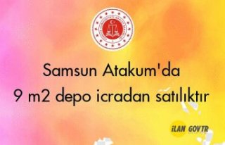 Samsun Atakum'da 9 m² depo icradan satılıktır