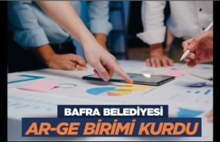 BAFRA BELEDİYESİ AR-GE BİRİMİ KURDU