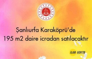 Şanlıurfa Karaköprü'de 195 m² daire icradan...