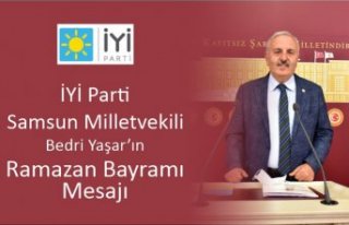 İYİ Parti Samsun Milletvekili Bedri Yaşar Ramazan...