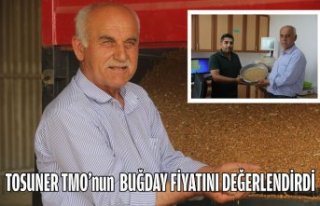 TOSUNER TMO’nun BUĞDAY FİYATINI DEĞERLENDİRDİ