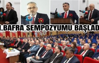 1.BAFRA SEMPOZYUMU BAŞLADI